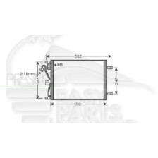 CONDENSEUR 1.5 DCI pour NISSAN MICRA