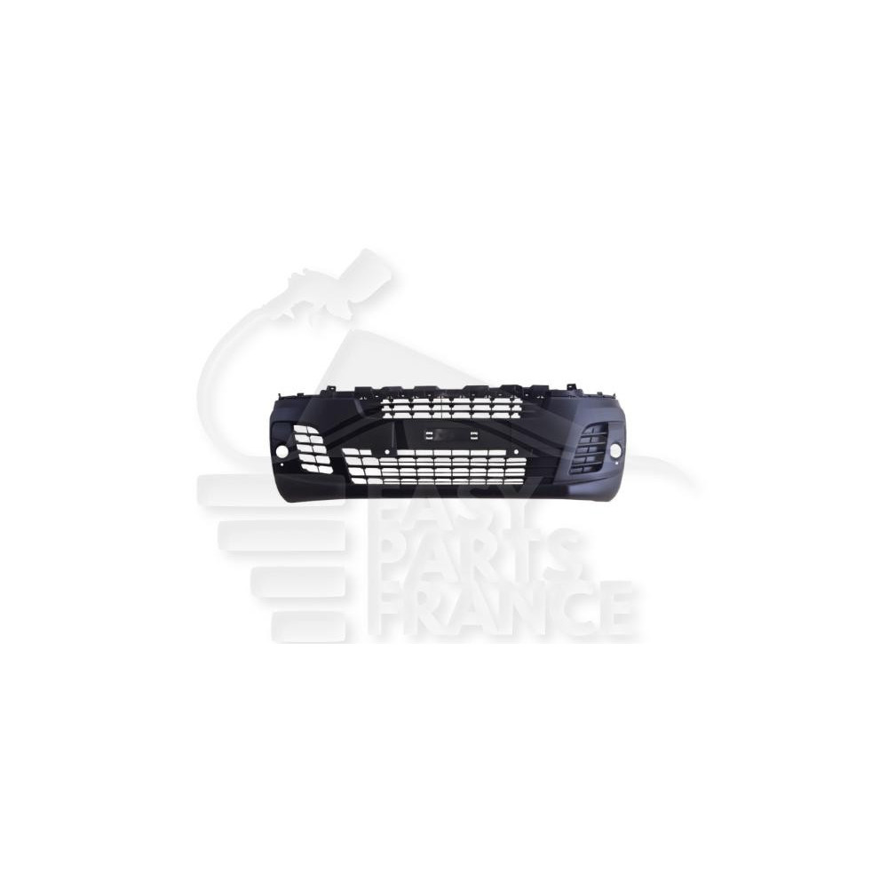 PARE-CHOC AVANT NOIR AVEC EMPLACEMENT ANTI-BROUILLARD - AVEC 6 EMPLACEMENT CAPTEURS - AVEC CACHE CROCHET pour PEUGEOT EXPERT