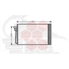 CONDENSEUR ESS TT TYPES 590 X 442 X 16 