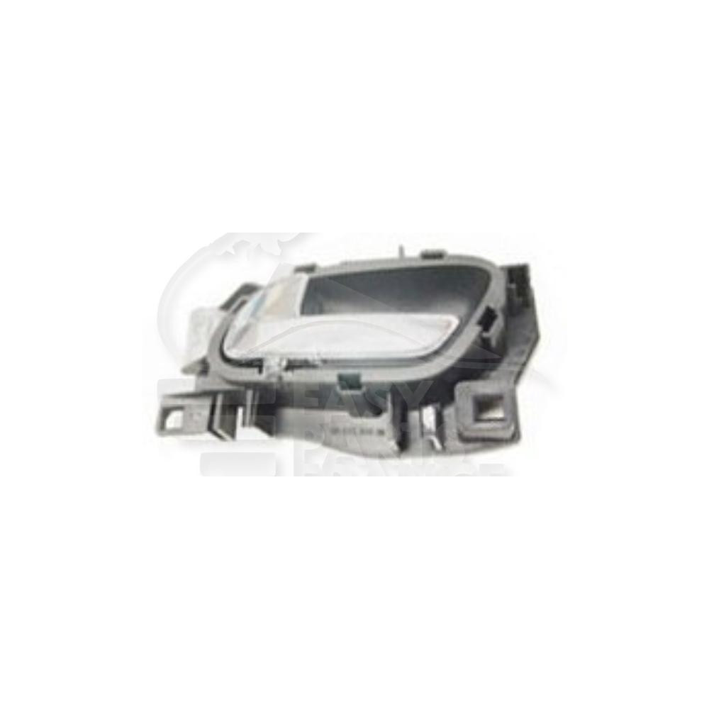 POIGNEE DE PORTE INTÉRIEUR AVANT-GAUCHE LEVIER CHROME - BASE NOIRE pour PEUGEOT 2008