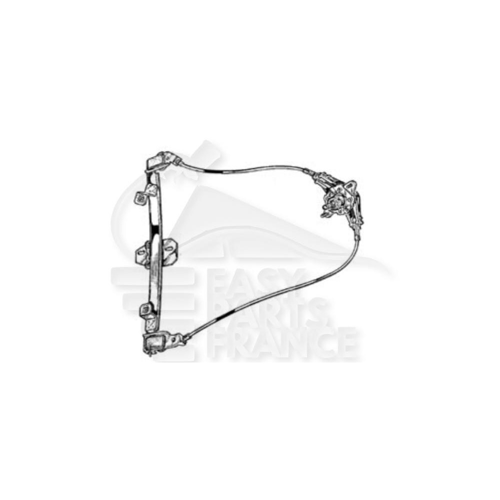 LEVE VITRE AVANT-DROIT MANUEL pour FIAT CINQUECENTO