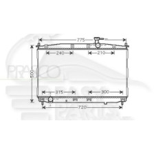 RADIATEUR TOUS TYPES BOÎTE MÉCA AVEC OU SANS CLIM pour HYUNDAI SANTA FE
