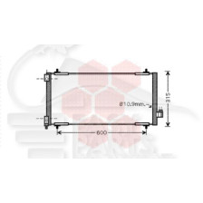 CONDENSEUR 2.2/2.7 HDI 709 X 305 X 18 pour CITROEN C6