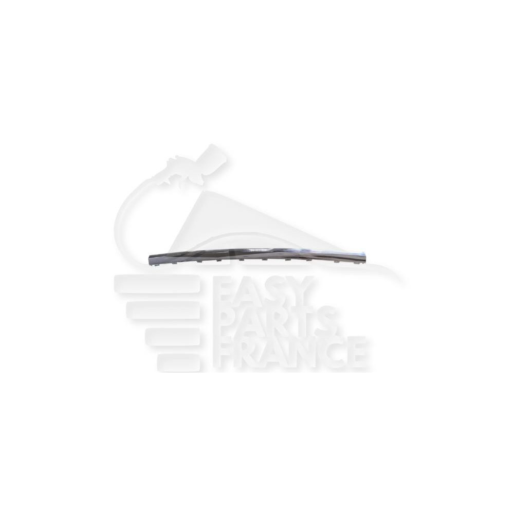 MOULURE DE PARE-CHOC AVANT CENTRALE CHROMEE pour VOLKSWAGEN T-ROC