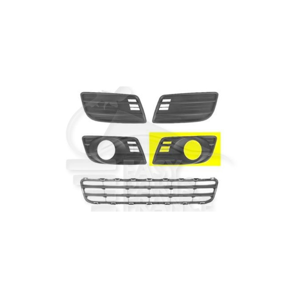 GRILLE DE PARE-CHOC AVANT-GAUCHE AVEC EMPLACEMENT ANTI-BROUILLARD NOIRE pour SUZUKI SWIFT