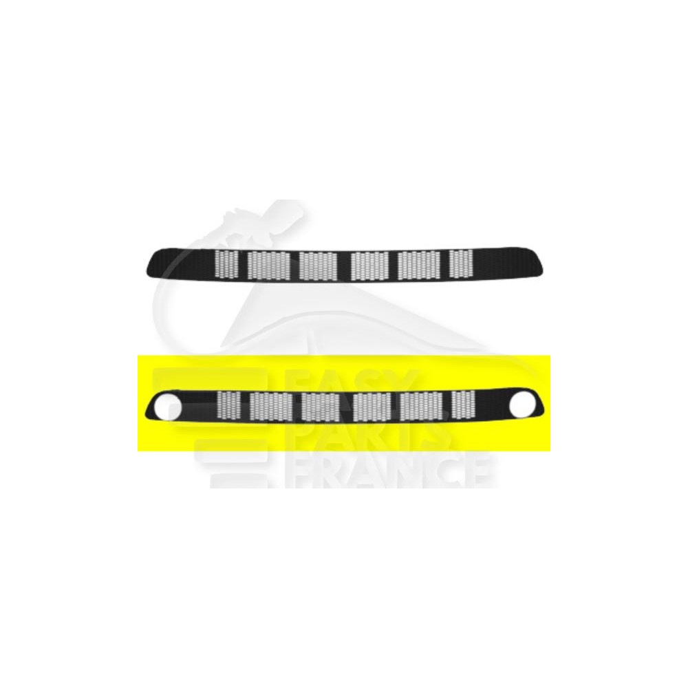 GRILLE DE PARE-CHOC AVANT AVEC EMPLACEMENT ANTI-BROUILLARD MODÈLE 3/5 PORTES pour NISSAN ALMERA