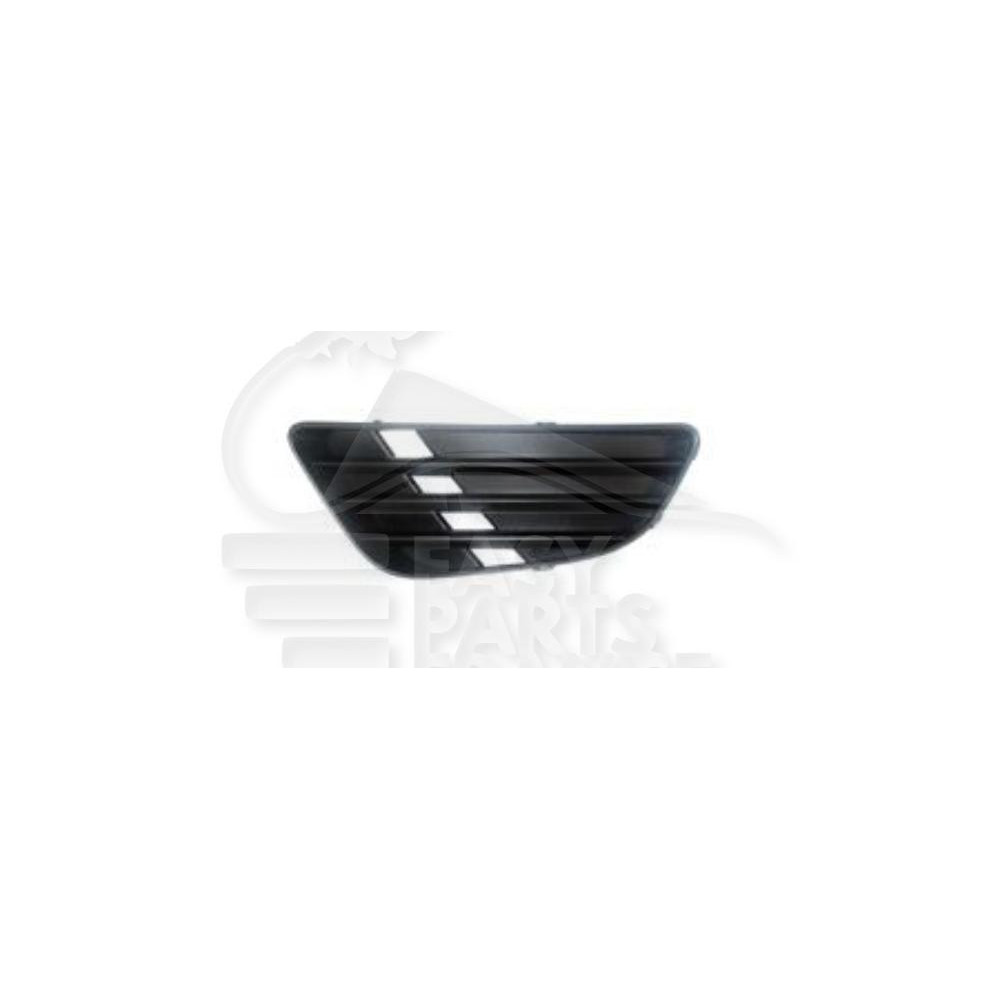 GRILLE DE PARE-CHOC AVANT-GAUCHE NOIRE pour FORD FIESTA