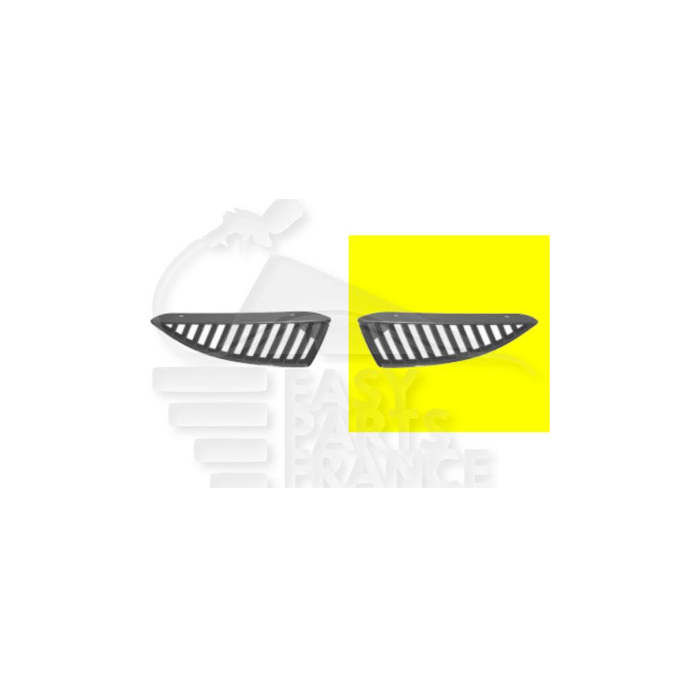 CALANDRE AVANT-GAUCHE CHROMEE/NOIRE pour MITSUBISHI LANCER