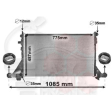 RADIATEUR 2.3 CDTI  A/CLIM 775 X 490 X 26 