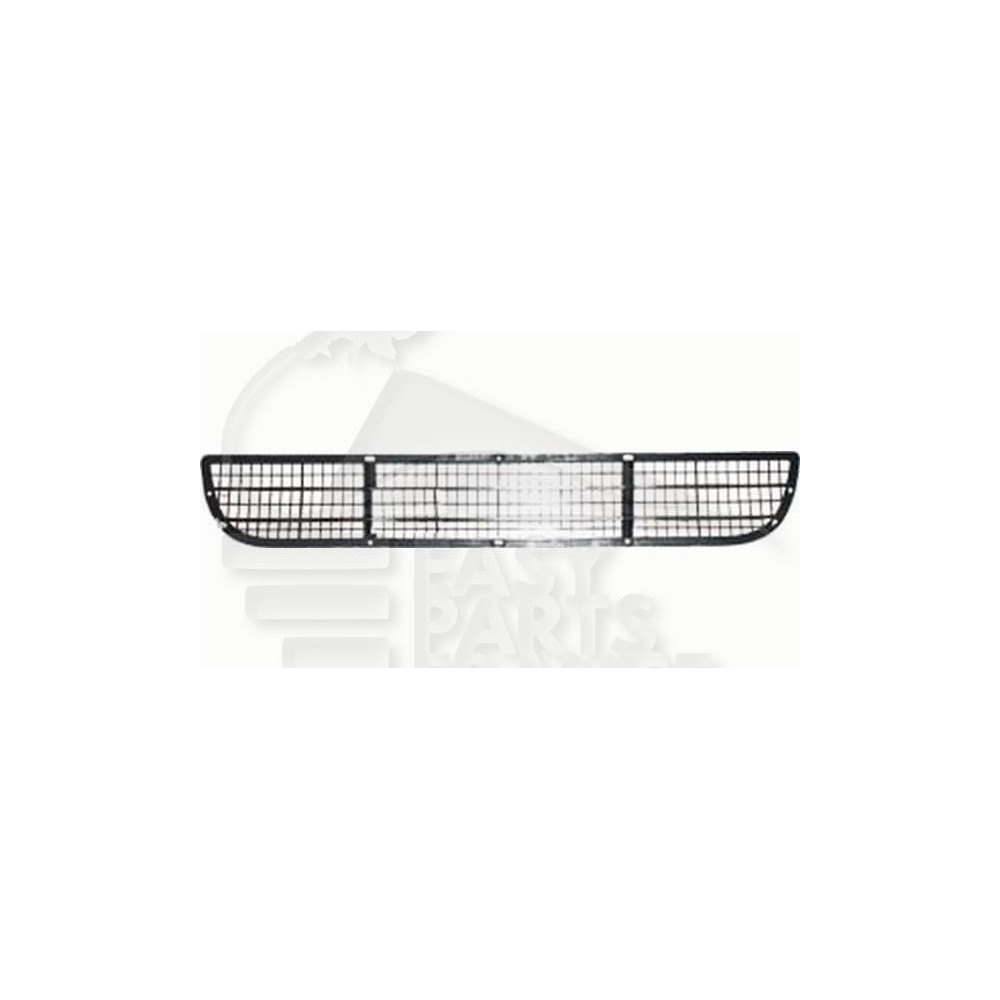 GRILLE CENTRALE DE PARE-CHOC AVANT NOIRE pour PEUGEOT EXPERT