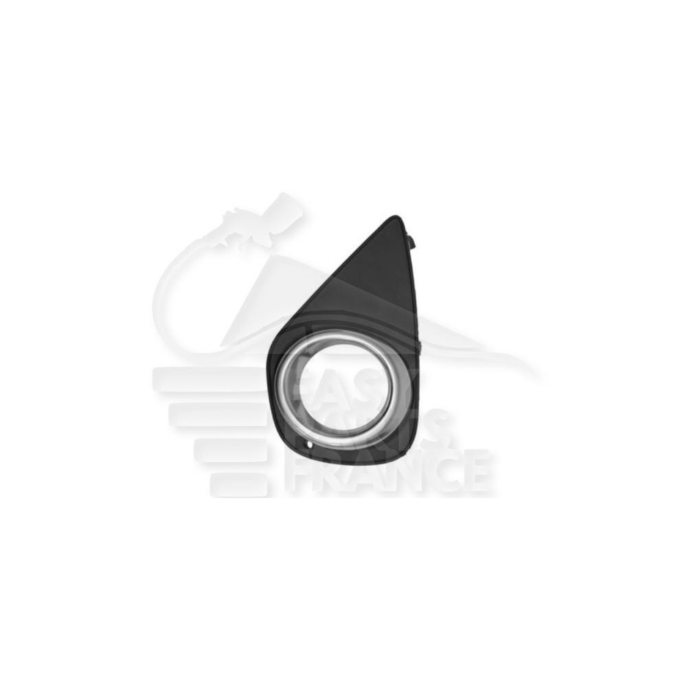 GRILLE DE PARE-CHOC AVANT-GAUCHE AVEC EMPLACEMENT ANTI-BROUILLARD et MOULURE CHROMEE pour TOYOTA YARIS