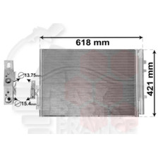 CONDENSEUR XDRIVE 28I 3.0I 618 X 421 X 16 pour BMW X3