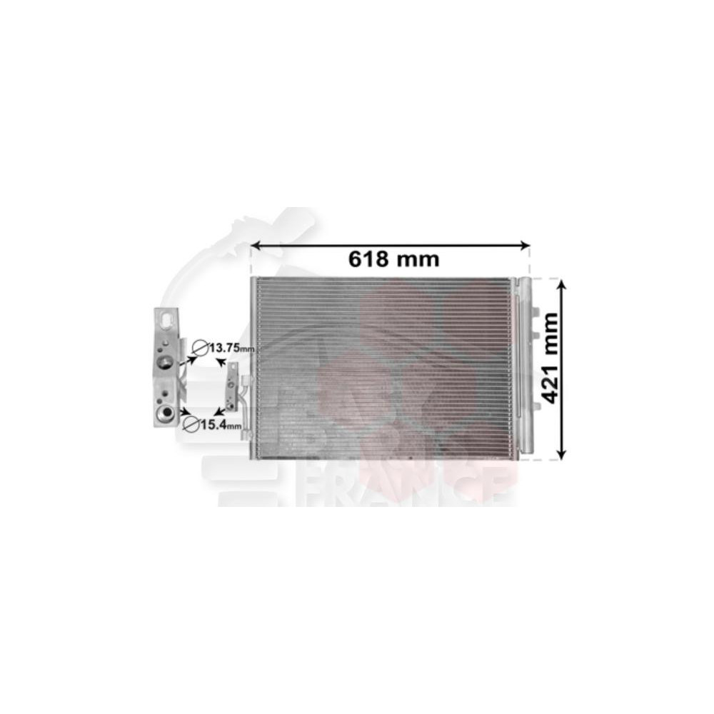 CONDENSEUR XDRIVE 28I 3.0I 618 X 421 X 16 pour BMW X3