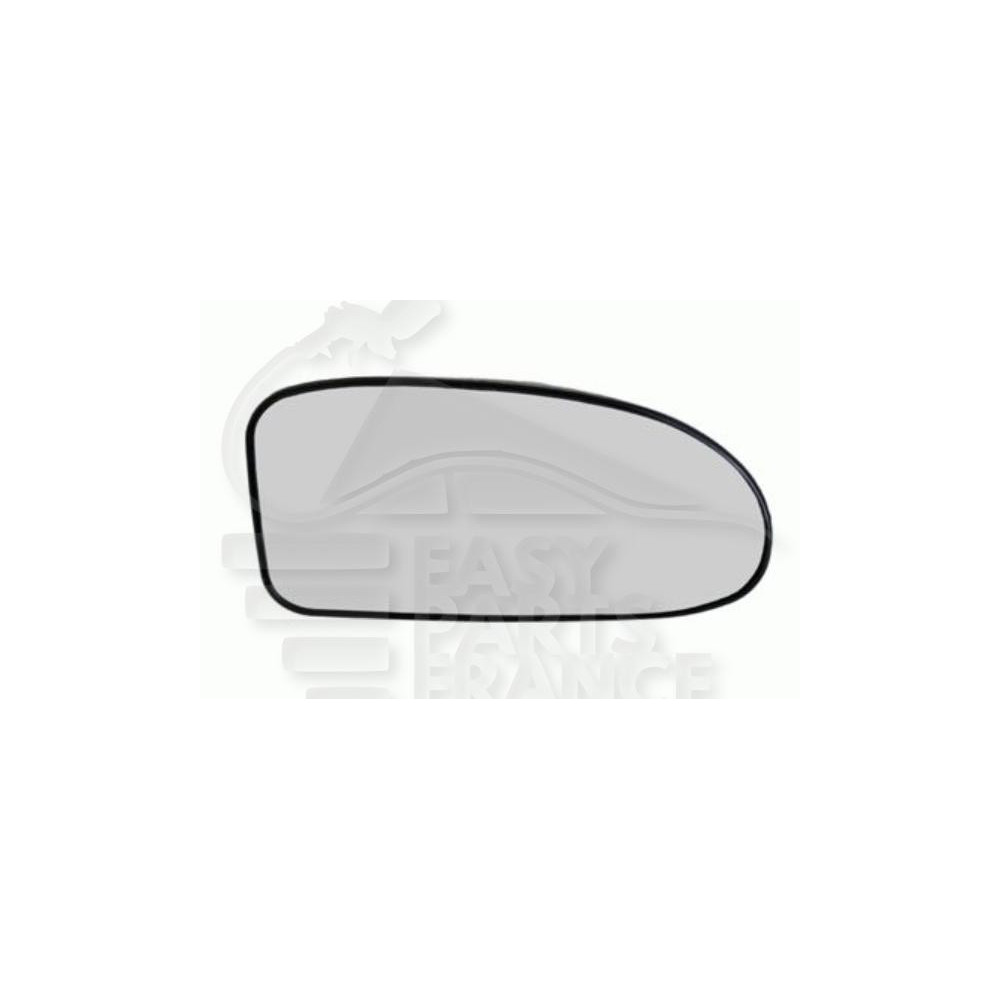 GLACE DE RÉTROVISEUR DROIT CHAUFFANT BLANCHE CONVEXE pour FORD FOCUS