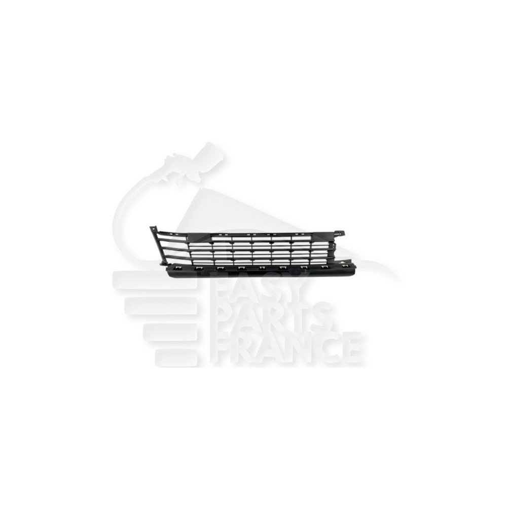 GRILLE DE PARE-CHOC AVANT CENTRALE INFÉRIEUR NOIRE pour FIAT SCUDO