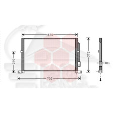 CONDENSEUR TT TYPES sauf 2.2 TDCI/3.0 628 X 362 X 22 
