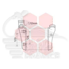 ECHANGEUR 2.0 TFSI/TDI GAUCHE - 220 X 218 X 65 