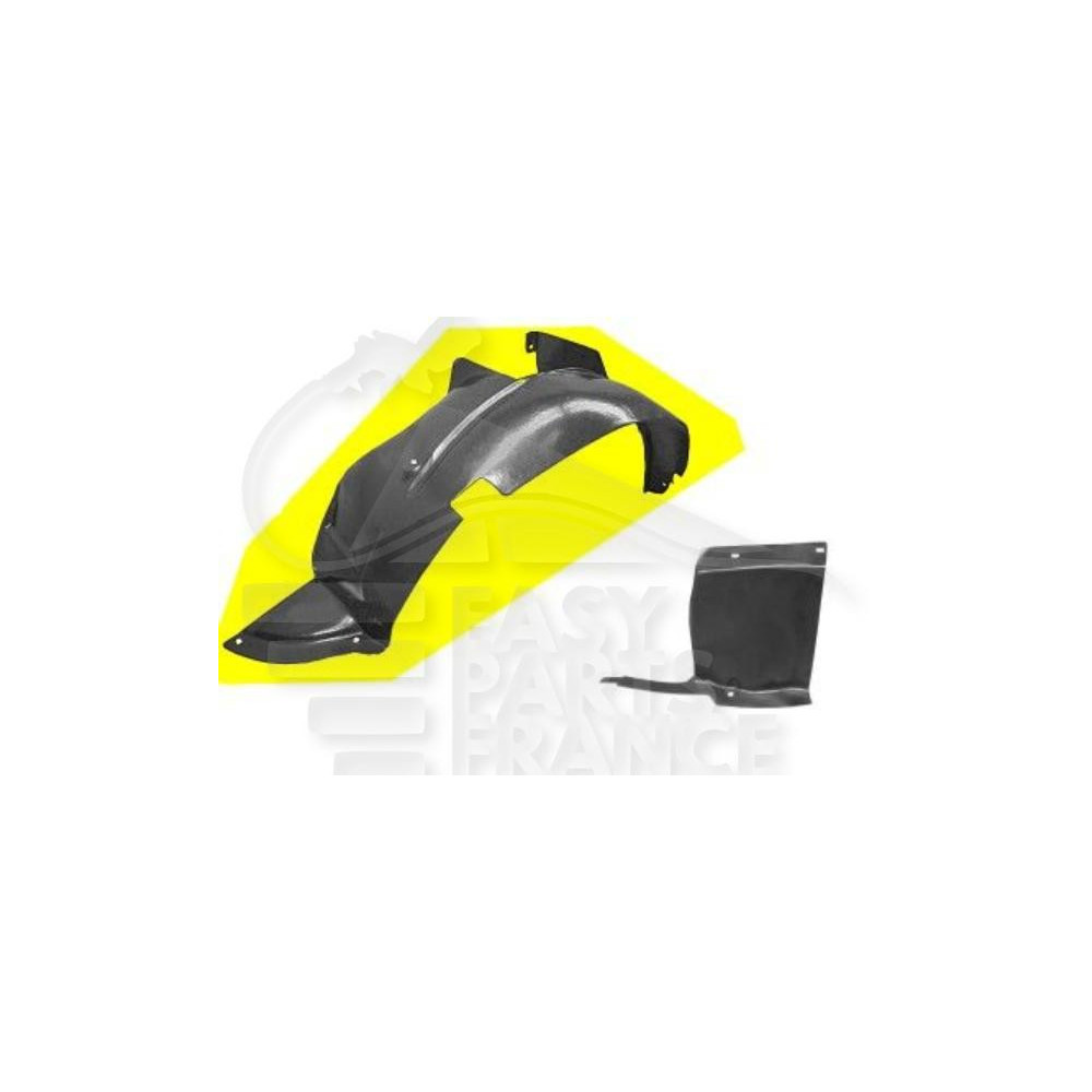 PARE BOUE AILE AVANT-GAUCHE pour PEUGEOT PARTNER