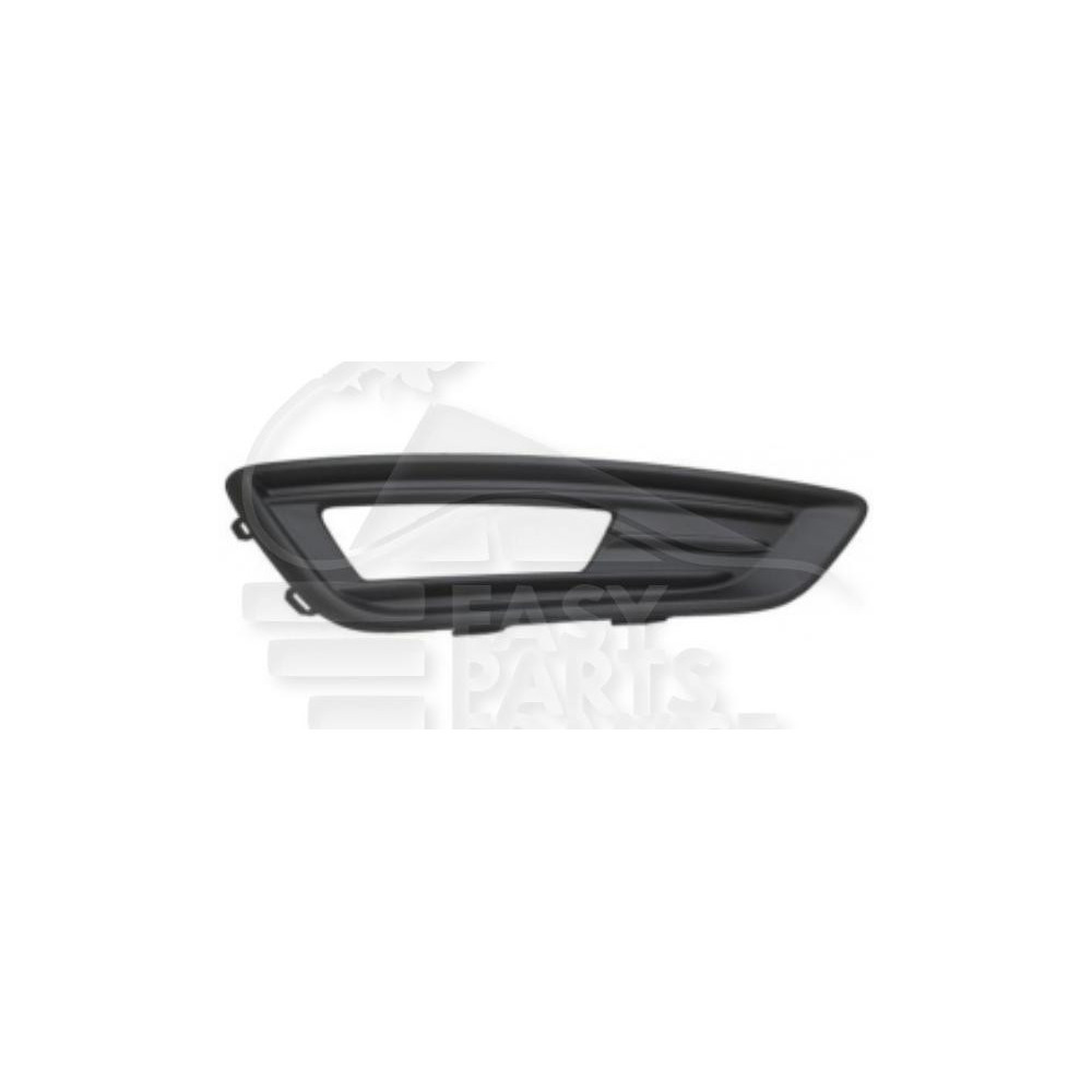 GRILLE DE PARE-CHOC AVANT-DROIT NOIRE AVEC EMPLACEMENT ANTI-BROUILLARD pour FORD FOCUS