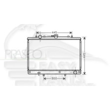 RADIATEUR 3.5 I 24 V BOÎTE MÉCA AVEC OU SANS CLIM pour MITSUBISHI PAJERO