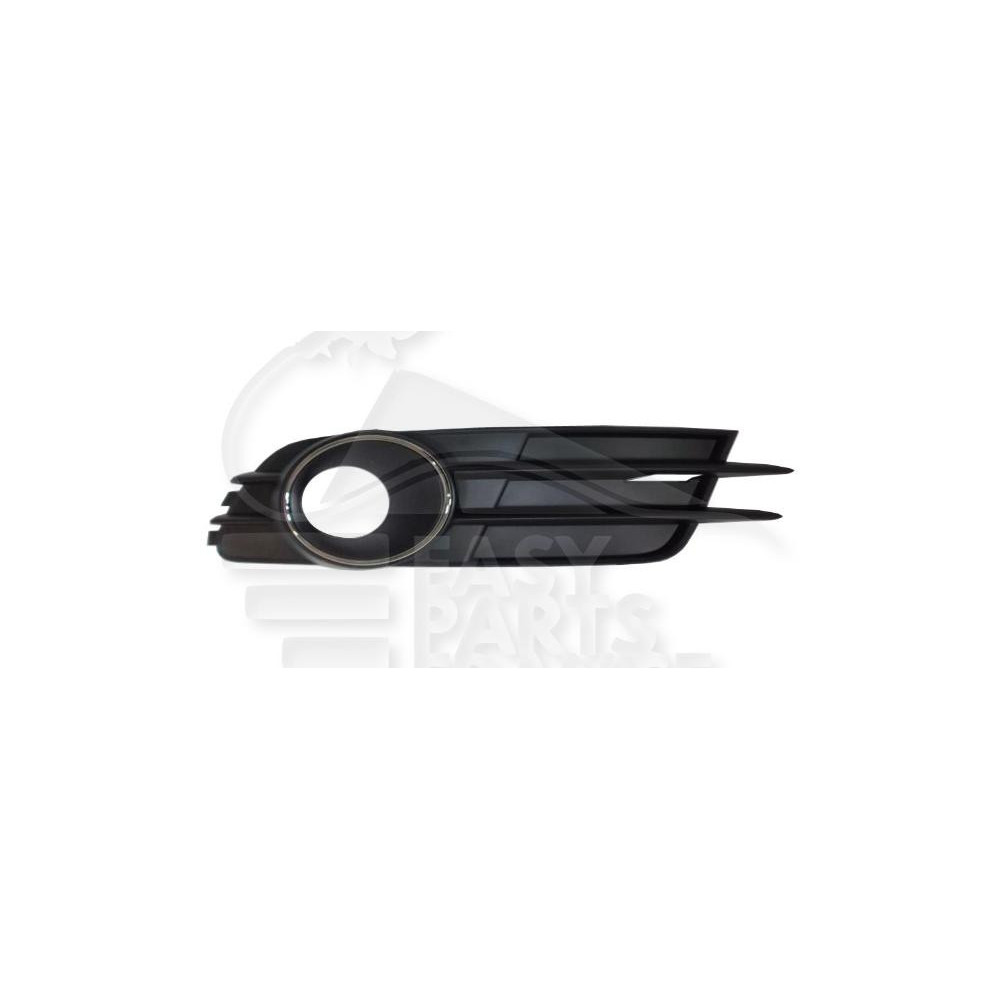 GRILLE DE PARE-CHOC AVANT-DROIT AVEC EMPLACEMENT ANTI-BROUILLARD - AVEC MOULURE CHROMEE pour AUDI A6