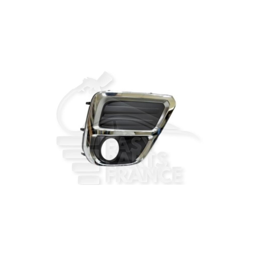 GRILLE DE PARE-CHOC AVANT-GAUCHE NOIRE - MOULURE CHROMEE MODÈLE SPORT pour SUBARU FORESTER