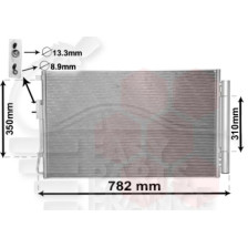 CONDENSEUR 2.4 GDI 715 X 425 X 12 