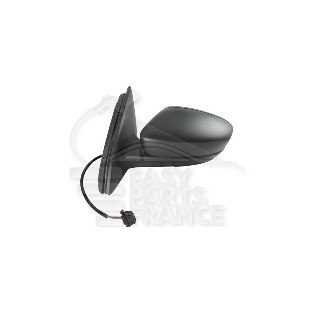 RÉTROVISEUR GAUCHE ÉLECTRIQUE CHAUFFANT NOIR 5 PINS → 08/15 pour SKODA RAPID