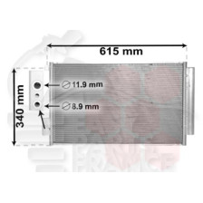 CONDENSEUR 1.4I 560 X 351 X 16 pour FIAT TIPO