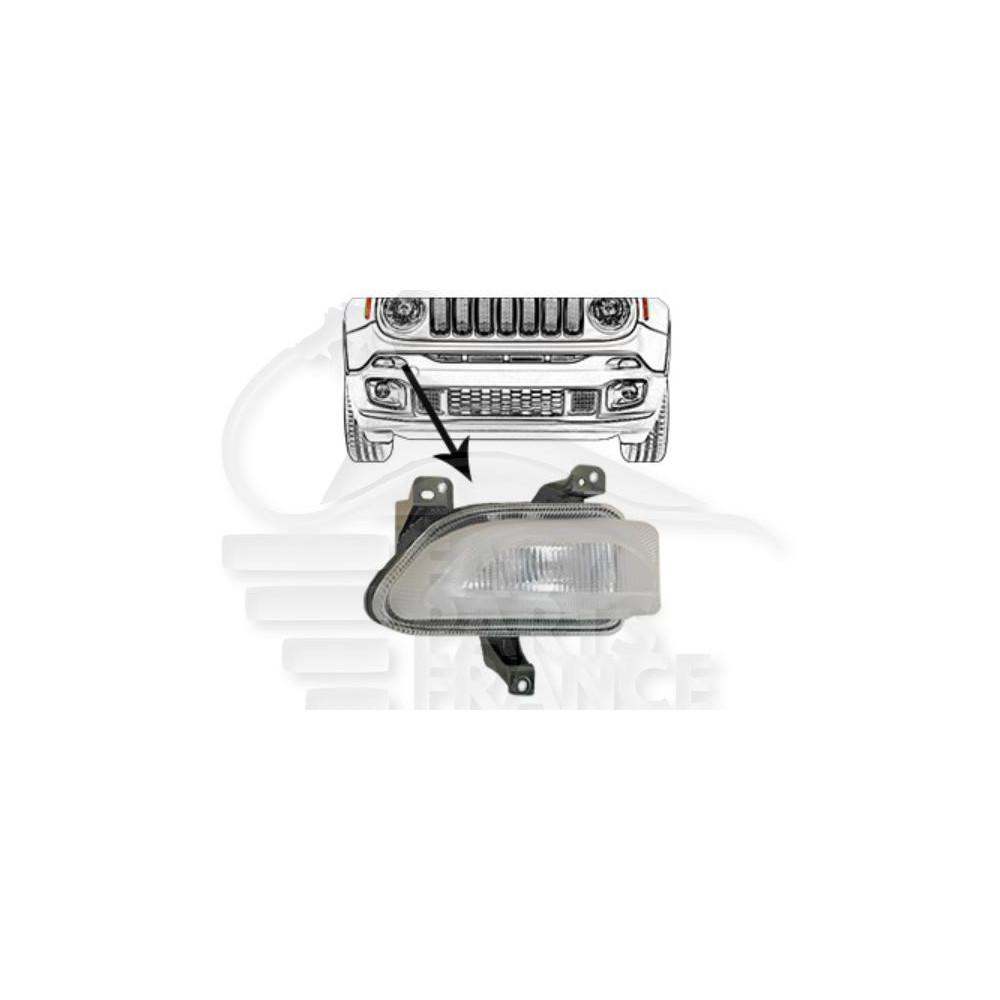 FEU DE JOUR AVANT-DROIT pour JEEP RENEGADE