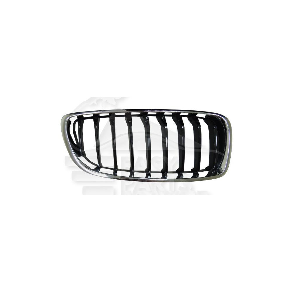 GRILLE DE CALANDRE A VD CHROMEE - NOIRE pour BMW S4 - F32