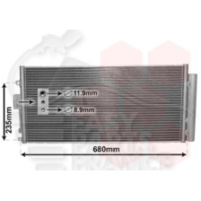 CONDENSEUR 1.4I ABARTH 622 X 298 X 16 