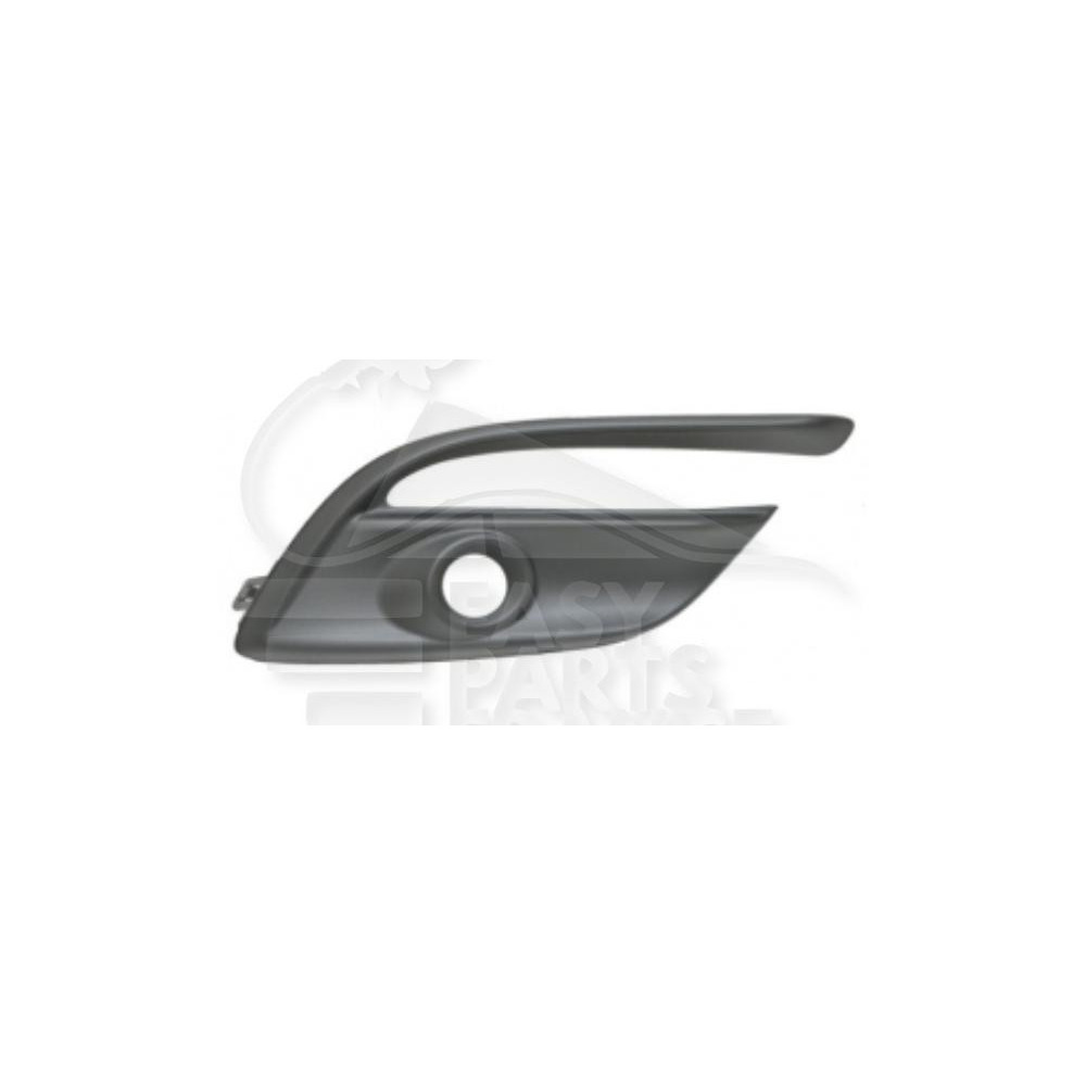 GRILLE DE PARE-CHOC AVANT-DROIT AVEC EMPLACEMENT ANTI-BROUILLARD NOIRE pour MAZDA MAZDA 3