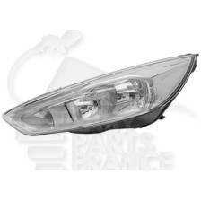 PHARE OPTIQUE GAUCHE H7+H1 ÉLECTRIQUE AVEC MOTEUR FOND CHROME - FEU LED pour FORD FOCUS RS