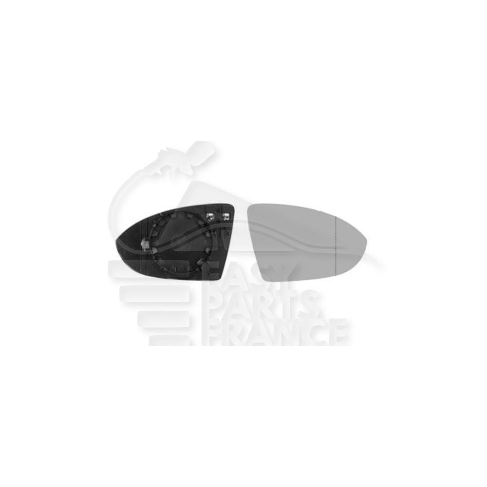 GLACE DE RÉTROVISEUR DROIT CHAUFFANT pour VOLKSWAGEN GOLF
