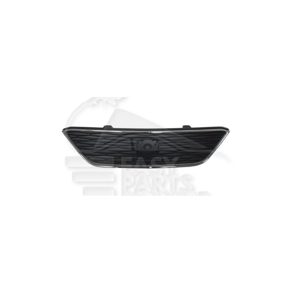 GRILLE DE CALLANDRE NOIRE AVEC MOULURE CHROMEE pour SEAT IBIZA