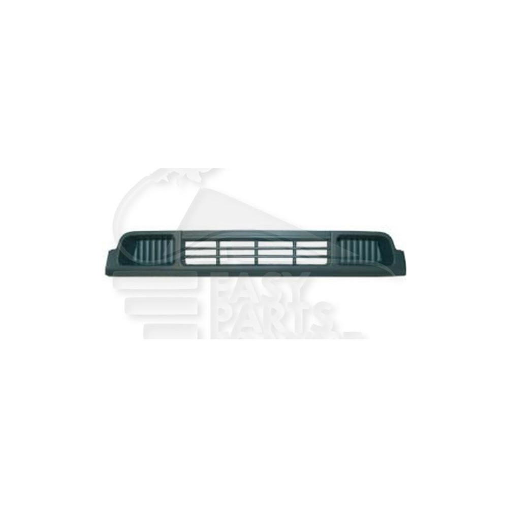 GRILLE DE PARE-CHOC AVANT CENTRALE NOIRE MODÈLE TRANSPORTER pour VOLKSWAGEN TRANSPORTER