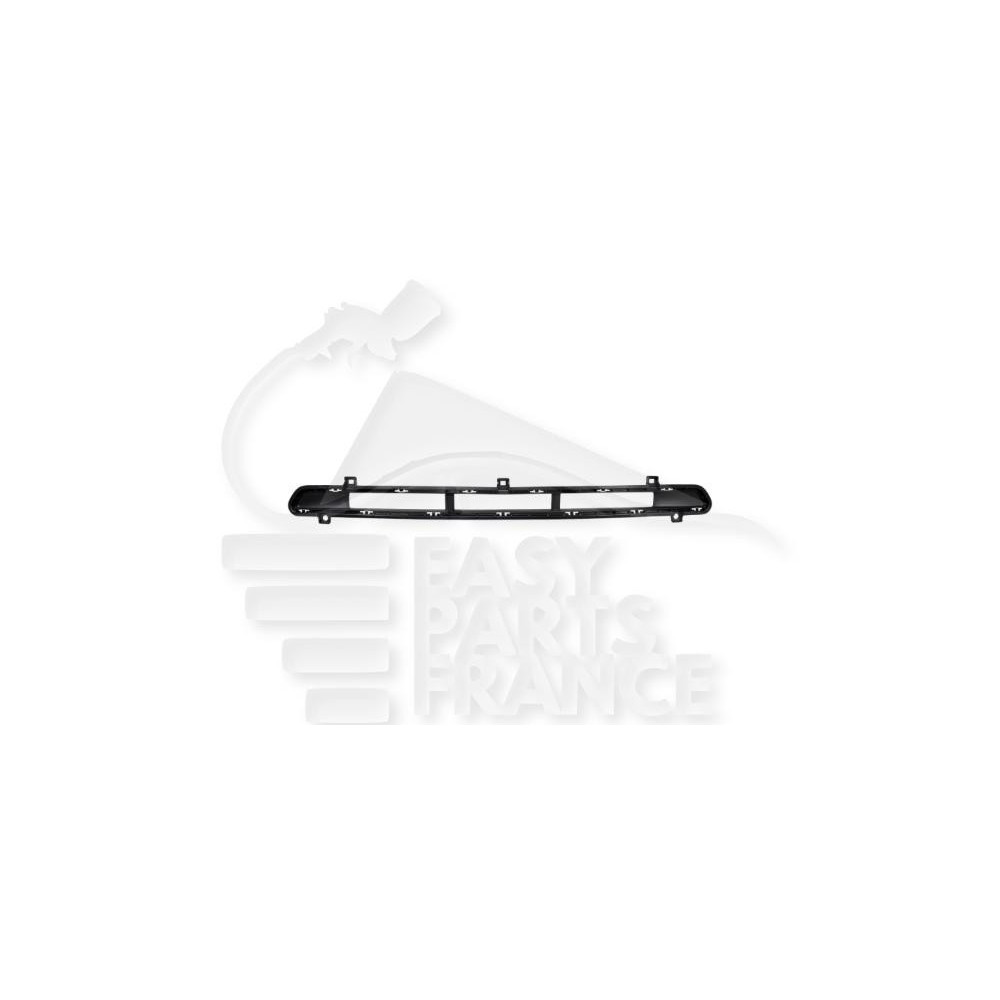 GRILLE DE PARE-CHOC AVANT CENTRALE SUPÉRIEUR NOIRE pour JEEP COMPAS