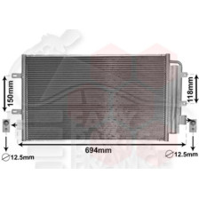 CONDENSEUR 2.3/3.0 TDI 560 X 351 X 16 