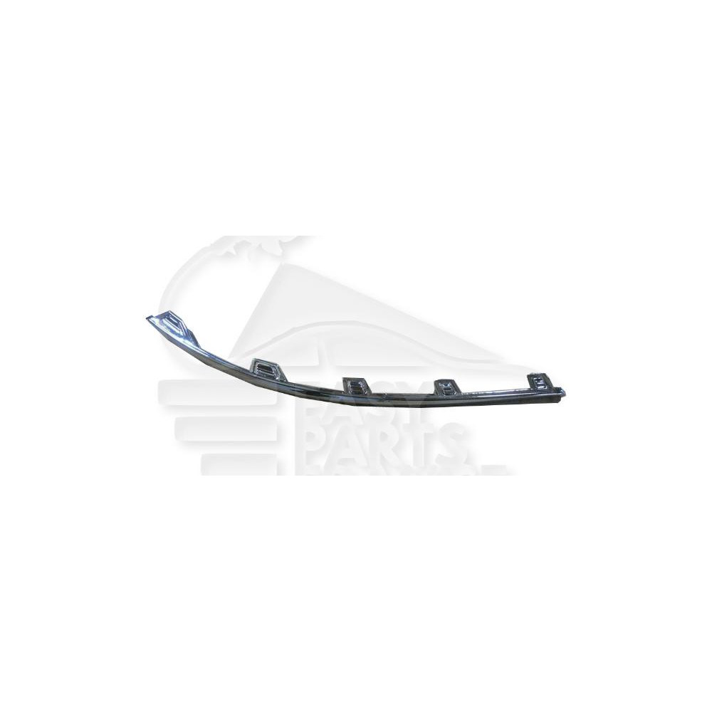MOULURE DE PARE-CHOC AVANT-DROIT CHROMEE pour HYUNDAI I-30
