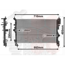 RADIATEUR 1.3 CDTI 620 X 376 X 16 