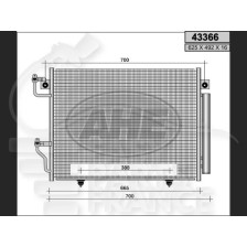 CONDENSEUR TOUS TYPES pour MITSUBISHI PAJERO