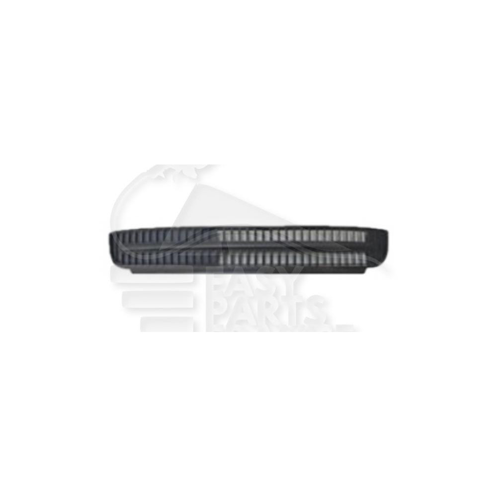 GRILLE CENTRALE DE PARE-CHOC AVANT NOIRE pour SKODA CITIGO