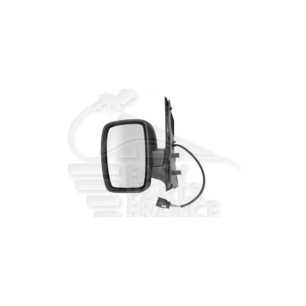 RÉTROVISEUR GAUCHE ÉLECTRIQUE CHAUFFANT SIMPLE GLACE NOIR pour CITROEN JUMPY