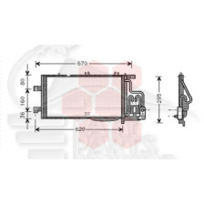 CONDENSEUR 1.7 DI/DTI → 03 540 X 263 X 16 