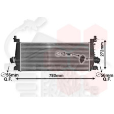 ECHANGEUR 1.6I et SIDI BOÎTE MÉCA 664 X 285 X 31 pour OPEL CASCADA