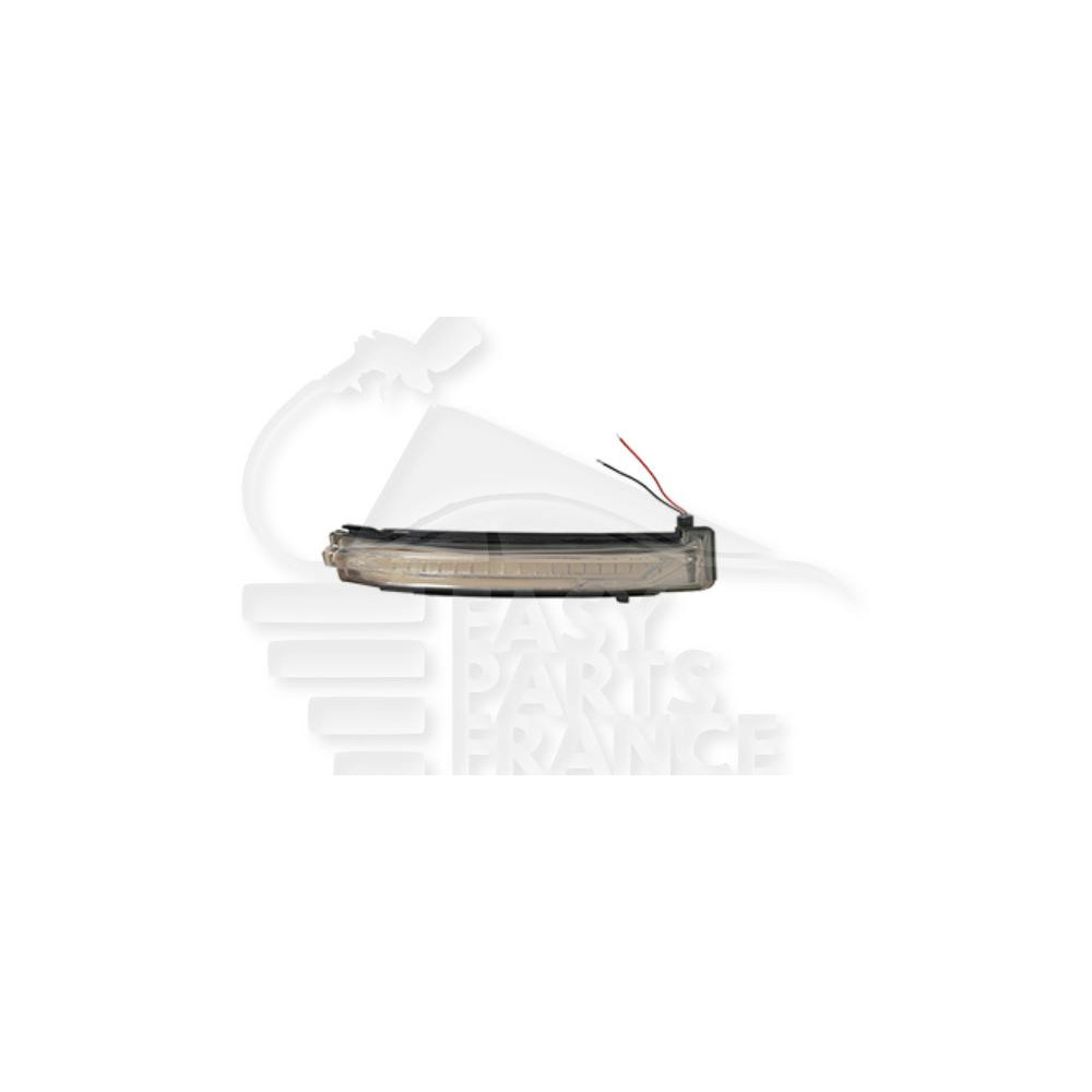 FEU DE RÉTROVISEUR DROIT BLANC LED pour NISSAN QASHQAI