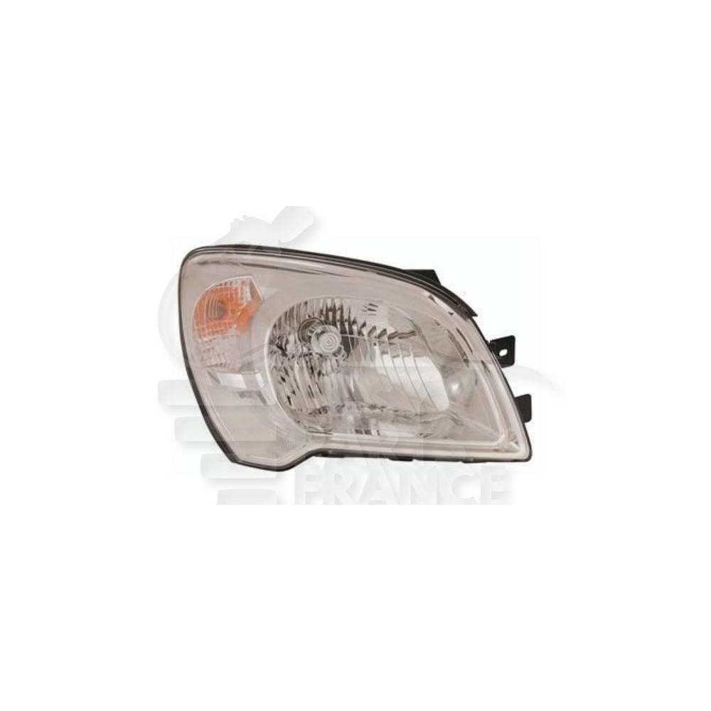 PHARE OPTIQUE DROIT H4 MANUEL OU ÉLECTRIQUE FEU BLANC pour KIA SPORTAGE