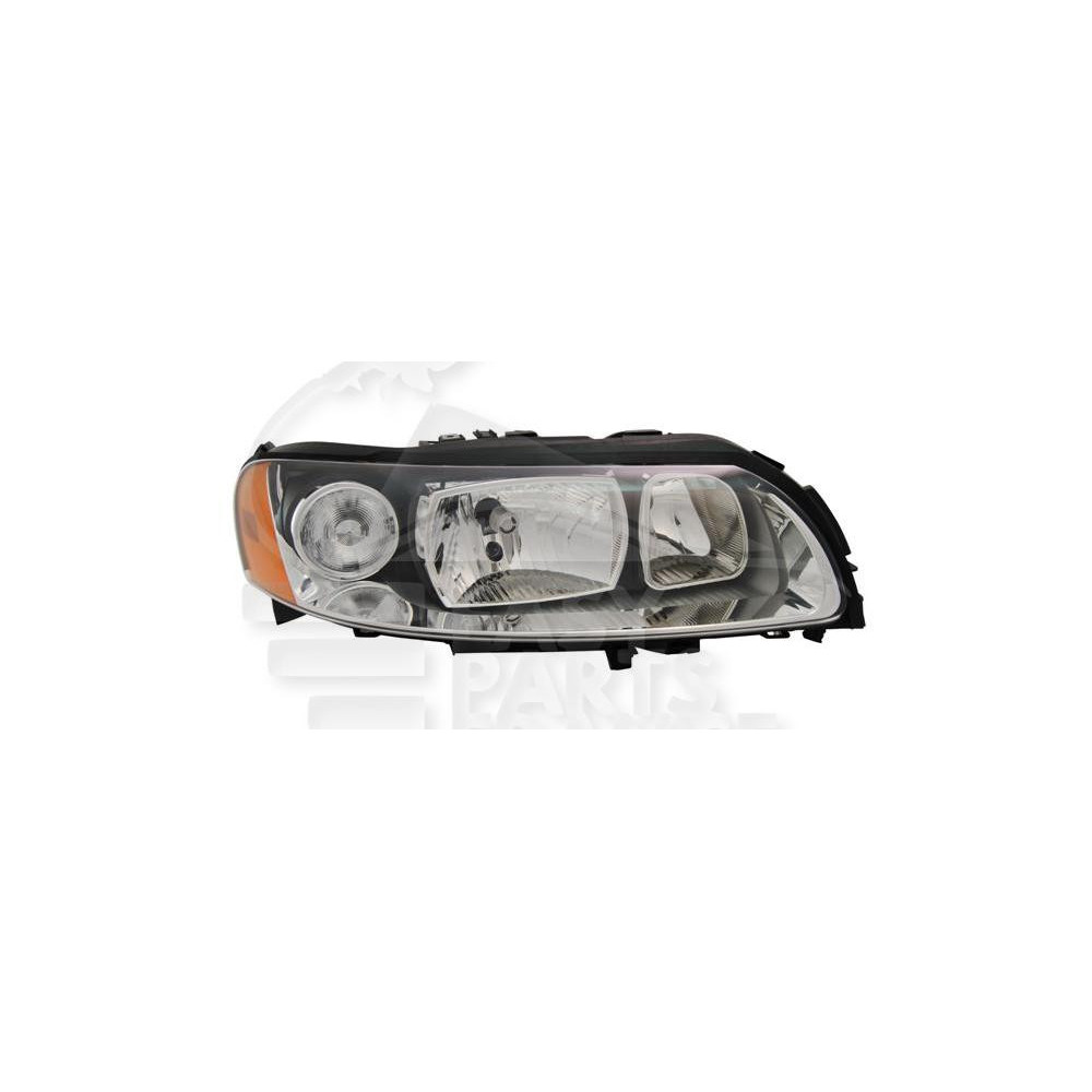 PHARE OPTIQUE DROIT H7+H9 ÉLECTRIQUE AVEC MOTEUR FOND NOIR pour VOLVO S60