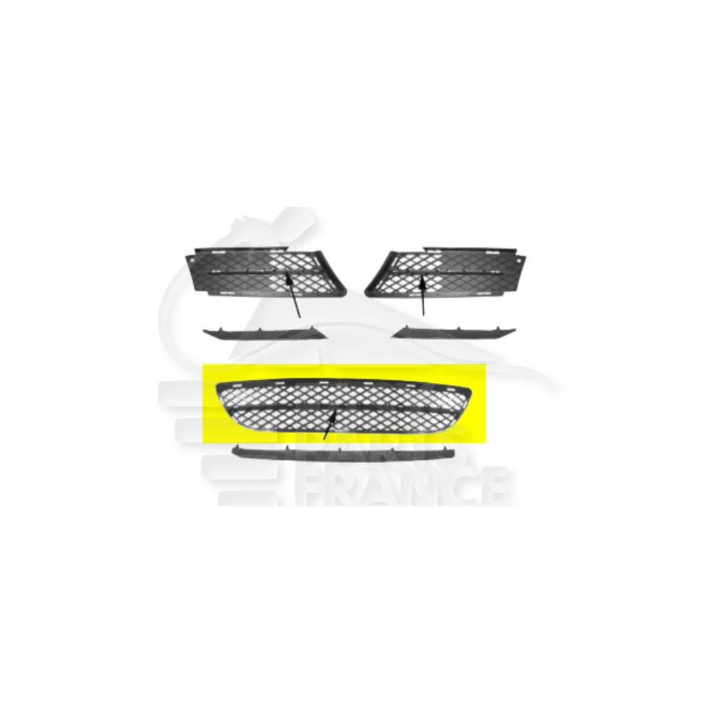 GRILLE DE PARE-CHOC AVANT CENTRALE P/MOULURE CHROMEE pour BMW S3 E90
